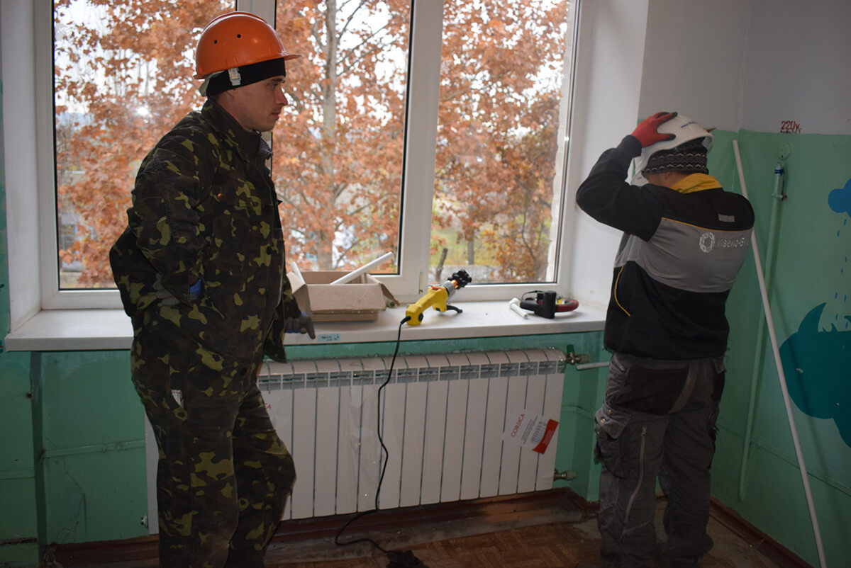 Стан виконання робіт з модернізації системи опалення будівель Вознесенської лікарні